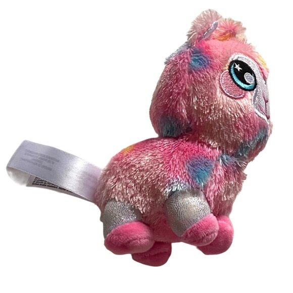 Squeezamals 'Jenny Llama" Plush Slow Squeeze Animal-Pink-4.5 in-GUC - Picture 6 of 6
